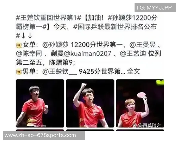 混双决赛对阵出炉!短短7小时,孙颖莎连打3场,国际乒联官博沦亡